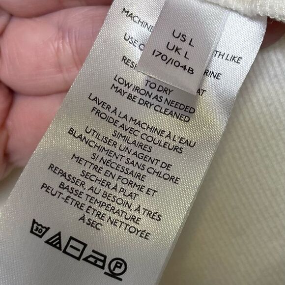 ANTHROPOLOGIE Maeve Tina Ruffled Ribbed Tank Top L - Picture 5 of 8